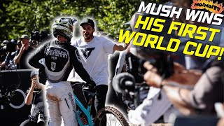 MUSH GETS HIS FIRST WORLD CUP WIN!! SNOWSHOE...