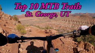 Top 10 MTB Trails near St  George, Utah