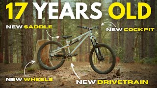 Modernizing a 2006 mountain bike, then sending it!