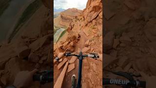 Riding on the edge of an insane cliff 
