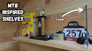 How I Made Mountain Bike Inspired  Shelving