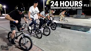 24 Hours At A Skatepark WITHOUT Leaving...