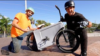 We Built A 'TRASH CAN' BMX Bike And It...
