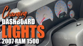 Blue LED Conversion DIY | How To Change Gauge...