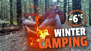 Adding Heat To The Tent | Winter Truck Camping...