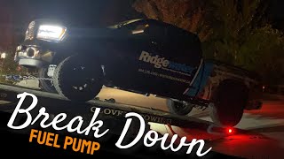 Break Down | Fuel Pump Test | Engine Cranks...