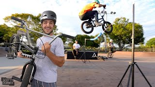 High Jump Challenge On A KID'S BMX Bike!