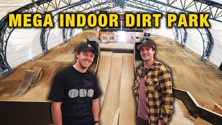 ME & SAM REYNOLDS RIDES HUGE INDOOR DIRT...