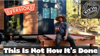 Started Building A Deck - Tiny Home