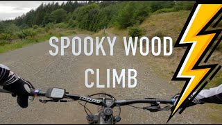 Spooky Wood Climb on the E Bike - Glentress