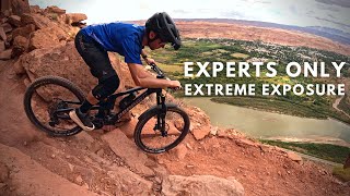 This trail actually scared me - Riding...