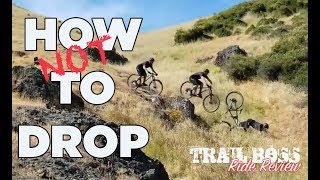 HOW TO DO DROPS ON YOUR MTB | Trail Boss Ride...