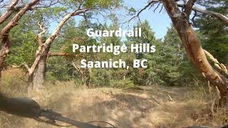 Guardrail at Partridge Hills in Saanich, BC