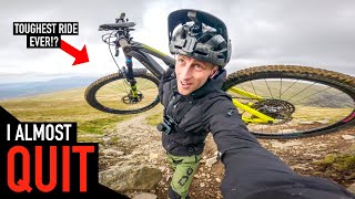 THIS MTB RIDE WAS SO TOUGH I ALMOST QUIT...