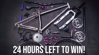 24 hours LEFT TO WIN THIS MOUNTAINBIKE DREAM...