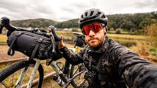 Alleine mit Fahrrad durch die Sächsische...