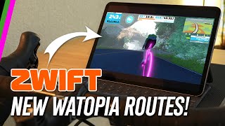 NEW Zwift Watopia Expansion! 8 New Routes...