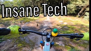 RIDING SOME INSANE MTB TRAILS ON THE NEW BIKE!!!
