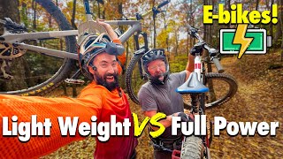 Can I keep up? Sampler vs Perkins Bro. E-bike...