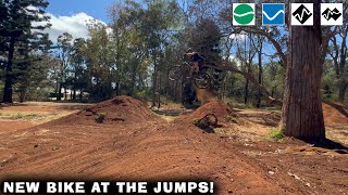 New bike at the dirt jumps! | 2nd ride |...