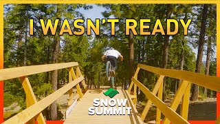 I braved these HUGE JUMPS! Snow Summit Jump...