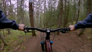 Fish Creek Mountain Biking 360 Cam vs Normal...