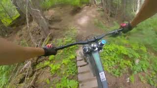 Devils Disco a Hidden Kicking Horse Bike park...