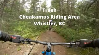Trash in Whistler, BC