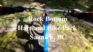 Rock Bottom at Hartland Bike Park, Saanich, BC