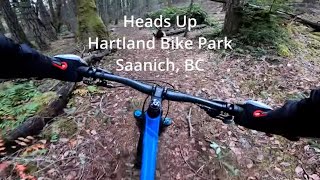 Heads Up at Hartland Bike Park, Saanich, BC