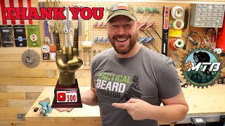 500 Subscribers!!!! Thank you