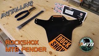 Installing a Rock Shox MTB Fender on My Bike