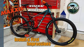 Maxxis Assegai & Dissector Tires on Marin...