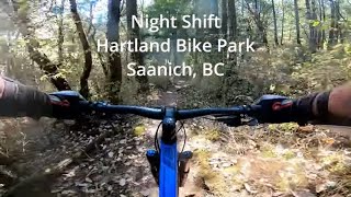 Night Shift at Hartland Bike Park, Saanich, BC