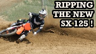 RIPPING THE NEW SX 125 ITALY STYLE .