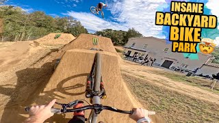 THIS BACKYARD MOUNTAIN BIKE PARK IS THE BEST...