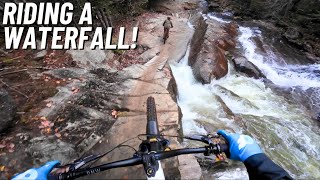 This Bike Park Had An Official Trail Down A...