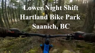 Lower Night Shift at Hartland Bike Park in...