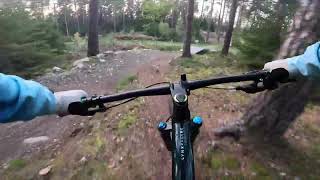 Fun day riding some new MTB trails at Sigtuna...