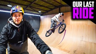 MY LAST TIME RIDING THE BACKYARD SKATEPARK AS...
