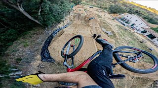 Riding Huge Jumps in Barcelona!  Backyard...