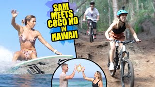 WILL THIS PRO SURFER SURVIVE HER FIRST MTB...