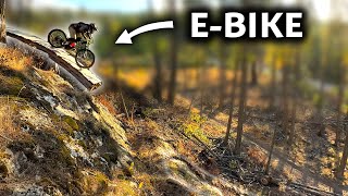 I was not expecting to ride these Freeride...