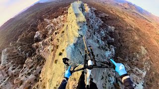 Riding The CRAZIEST Freeride Line In The World!