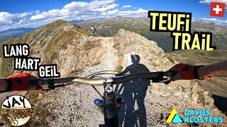 DAVOS KLOSTERS Teufi-Trail  / First Ride, Full...