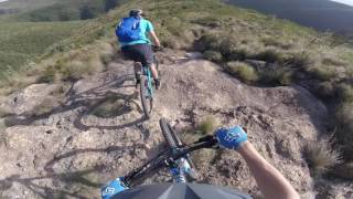 We tried to do this trail on our bikes