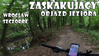 Zaskakujący objazd jeziora rowerem, Wrocław...