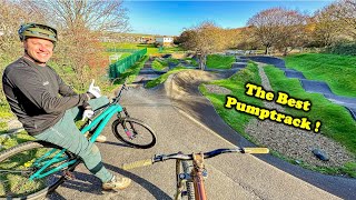 Riding this EPIC Pumptrack and Sick new DH...