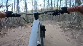 Black Dh run Pure riding bike park