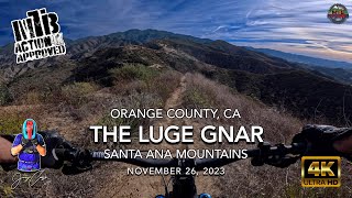 MTB Riding The Luge, Santa Ana Mountains, CA,...